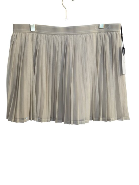 CALIA by Carrie Underwood Dresses & Skirts - 🎾 Calia High-Rise Pleated Court Skort Khaki Sand XXL NWT Two Way Pockets